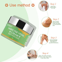 Load image into Gallery viewer, Vein Cream Red Blood Streaks Repair Earthworm Leg Bruises Bulge Relief Pain Safflower Skin care lotion Varicose Cream
