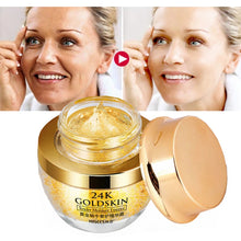 Load image into Gallery viewer, 24K Gold Face Cream Dry Skin Care Whitening Snail Essence Brightening
