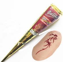 Load image into Gallery viewer, Authentic Indian Crimson Henna Tattoo Cream
