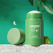 Load image into Gallery viewer, Cleansing Green Tea Mask Clay Stick Oil Control Anti-Acne Whitening Seaweed Mask Skin Care
