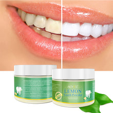 Load image into Gallery viewer, Lemon Flavor Whitening Tooth Powder
